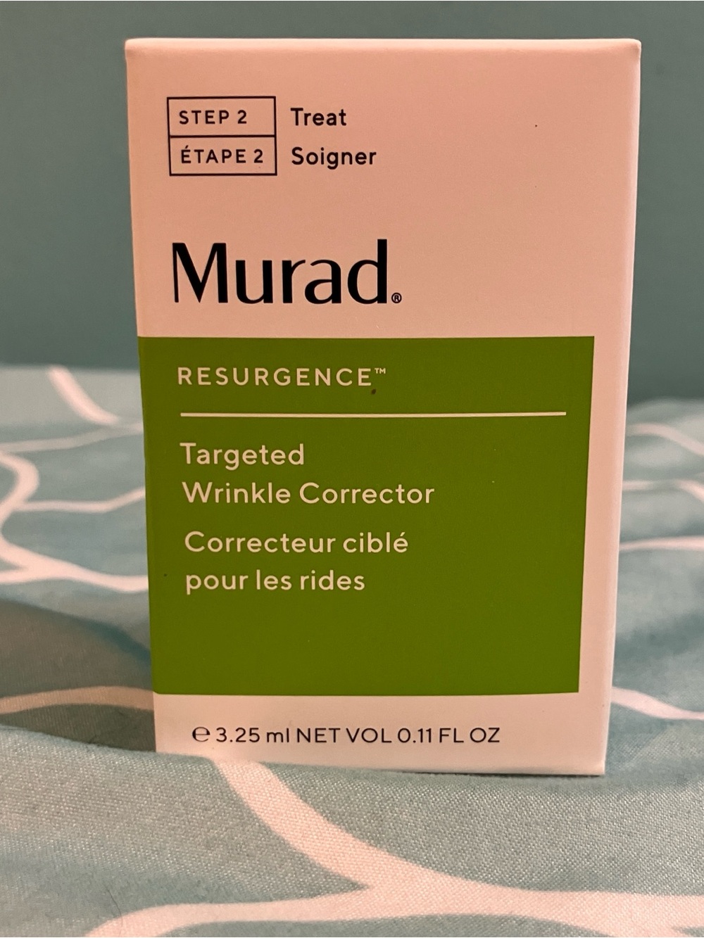 Murad Resurgence Targeted Wrinkle Corrector - White & Green Packaging